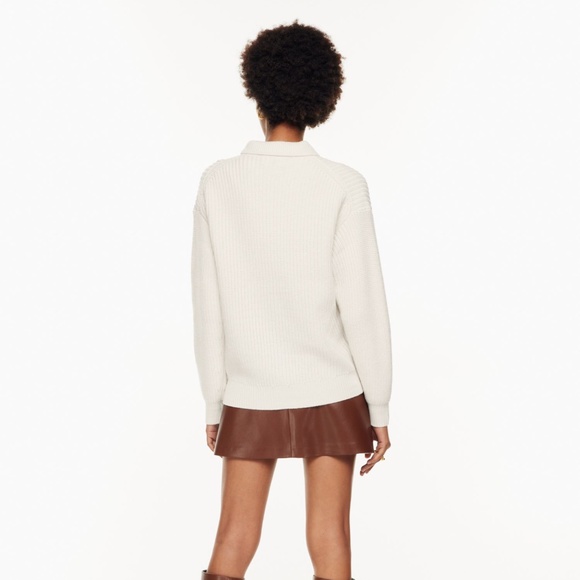 Aritzia Wilfred⎜CLAUDETTE CARDIGAN⎜LIGHT BIRCH - Picture 5 of 16